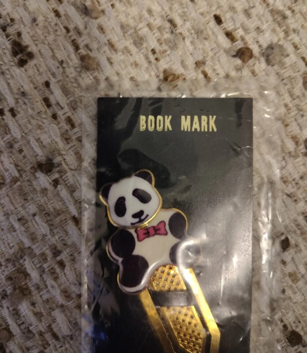 Vintage Panda Bookmark
